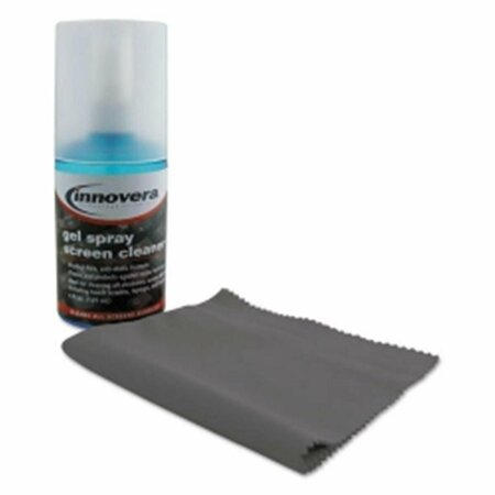 VORTEX IV  4 oz Anti-Static Gel Screen Cleaner Spray Bottle with Gray Microfiber Cloth - Gray - 4 oz VO3746234